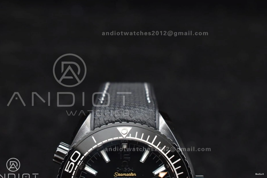 Real Deep Edition Strap Nylon on Super Ceramic VSF 45.5mm Black Black Clone Planet A8906 Best 1:1 Ocean 0517